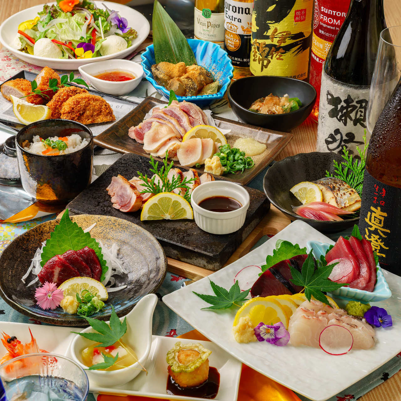 全席完全個室 熟成肉と藁焼き 囲屋 天文館店（鹿児島市/居酒屋