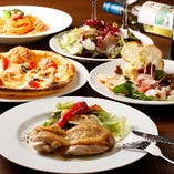 〈イタリアン〉
気軽に楽しめる宴会コースは4種をご用意