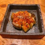 【季節野菜】青丸茄子のウニ味噌田楽