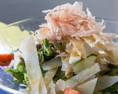 大根サラダピリ辛わさびドレッシング