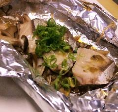夏の白身魚と旬野菜のバターホイル
