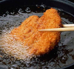 マグロのレアカツ　おろしネギポン