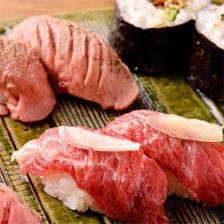 和牛寿司など逸品肉料理が多数!!