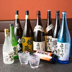 魔王や兼八などプレミアムな焼酎も◎オリジナルボトルはキープ可