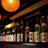 季節ごとの日本酒を20銘柄以上ご用意
！