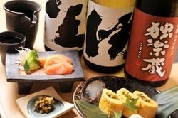 福岡の地酒も揃っています。博多郷土料理とごいっしょにどうぞ。