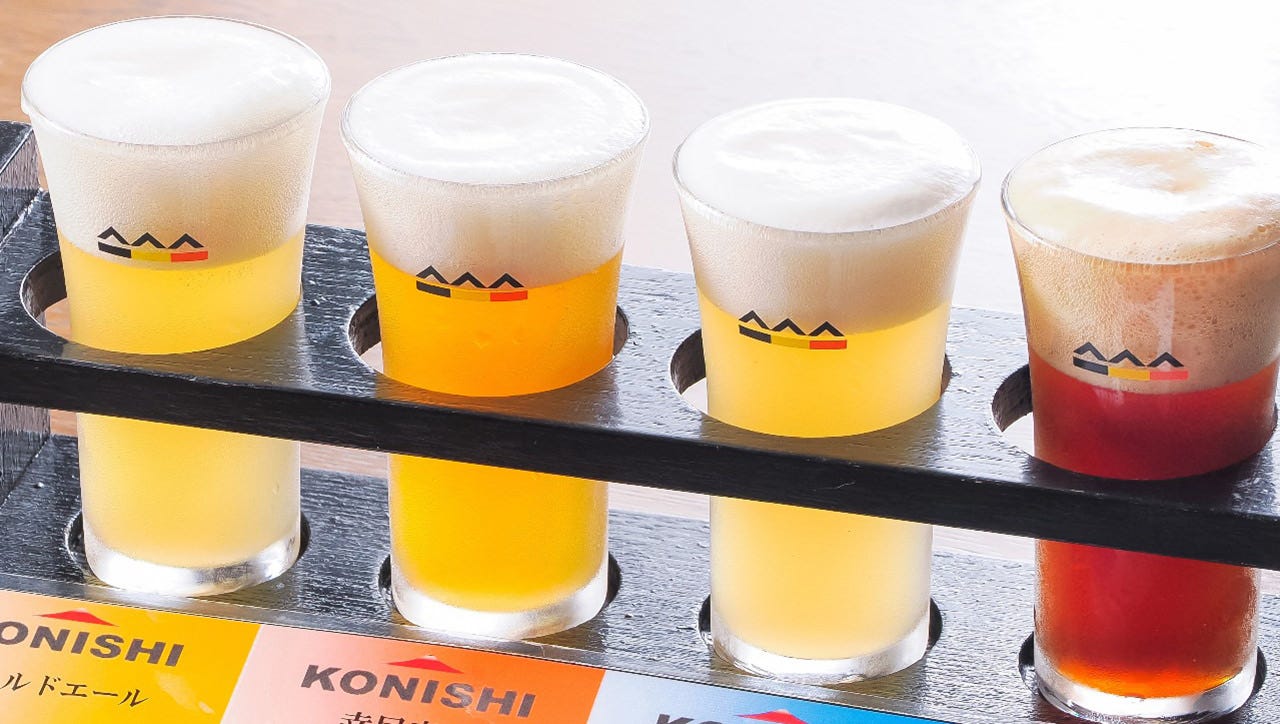 お店に醸造施設あり！KONISHIビール