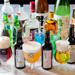KONISHIビールから海外ビールまでバラエティに富んだドリンク