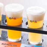 KONISHIビールやドイツビールも楽しめる飲み放題メニュー！