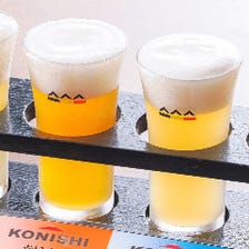 お店に醸造施設あり！KONISHIビール