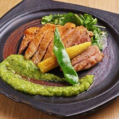 和×diner やまと小町 YAMATOKOMACHI_大和肉鶏のグリル　ジンジャーソース