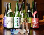 全国各地の厳選日本酒30種類以上ご用意！【全国各地】