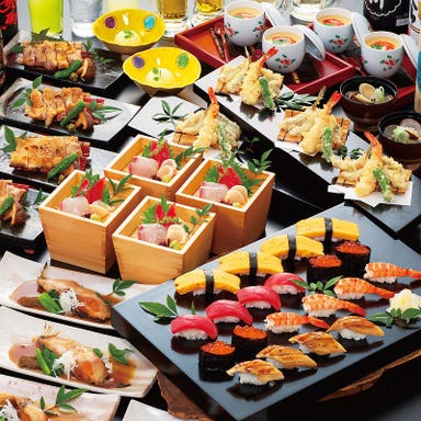 本格和食割烹 日本海庄や 大森店_【喜コース】握り寿司や奥州いわい鶏など、食事重視の本格和食!2h飲放付〈樽生ビールOK〉