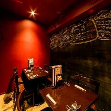 店内奥には洒落た個室もございます! 店内奥には洒落た個室もございます!