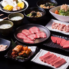 人気焼肉ばかりを集めた華コース 6,050円(税込)