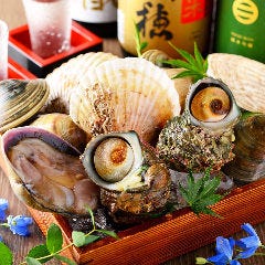 鮮度抜群!喰海名物活貝焼き!