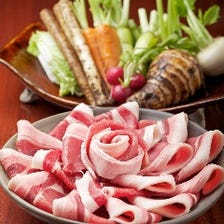 丹波おうみや猪肉の牡丹鍋コース