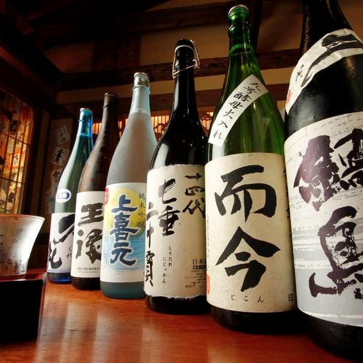 日本全国の銘酒は店主厳選の逸品揃い