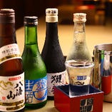 多種の日本酒を取り揃えております