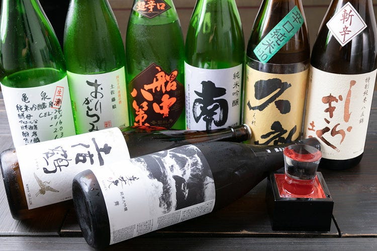 お酒好きが多いことで知られる高知県。特選地酒が勢揃い♪