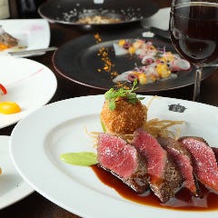 記念日などに、ビーフステーキがメイン アニバーサリーコース