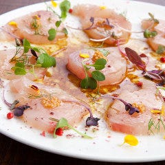 日本全国の漁師さんより直送の鮮魚のカルパッチョ