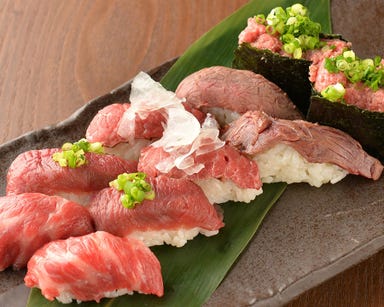 富山総曲輪 肉寿司  コースの画像