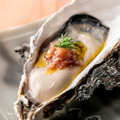 じっくり蒸し上げ冷まし旨味を閉じこめた牡蠣の冷製ヴァポーレ