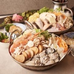 【3/5オープン】だし劇場 ○△□ すすきの駅前店_【1/4~】【3h飲み放題】【おでん食べ放題】全11品 鍋付き『極上 痛風鍋コース』¥7000