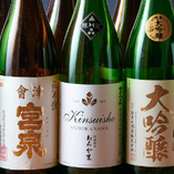 北海道の地酒や全国各地の厳選した地酒を20種類ご用意してます！