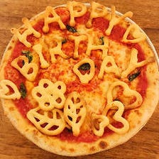 大切な日のお祝いもピッツァで
