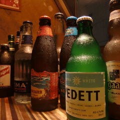 いろんなボトルbeerが勢ぞろい！