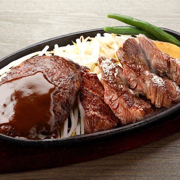 1ポンドのステーキハンバーグ タケル 福島店（（大阪）福島・野田