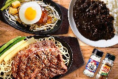 1ポンドのステーキハンバーグ タケル 福島店