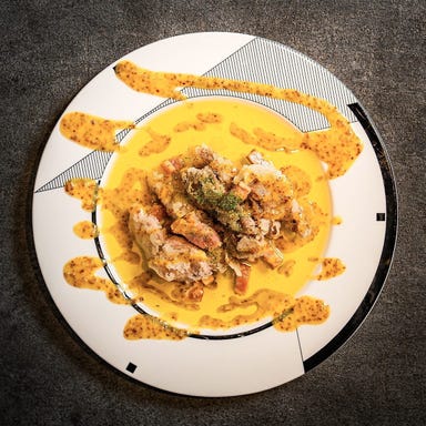 個室 肉バル×魚バル 美酒と肉と魚の酒場 ボルギーニ 新橋店_豚肩ロースのコンフィ~ハニーマスタード~