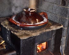 薪と土鍋で炊き上げるご飯