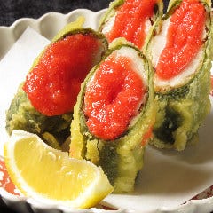 ちくわ明太磯部揚げ