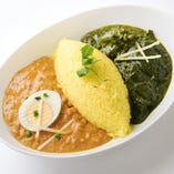 ダブルカレーライス Double Curry Rice