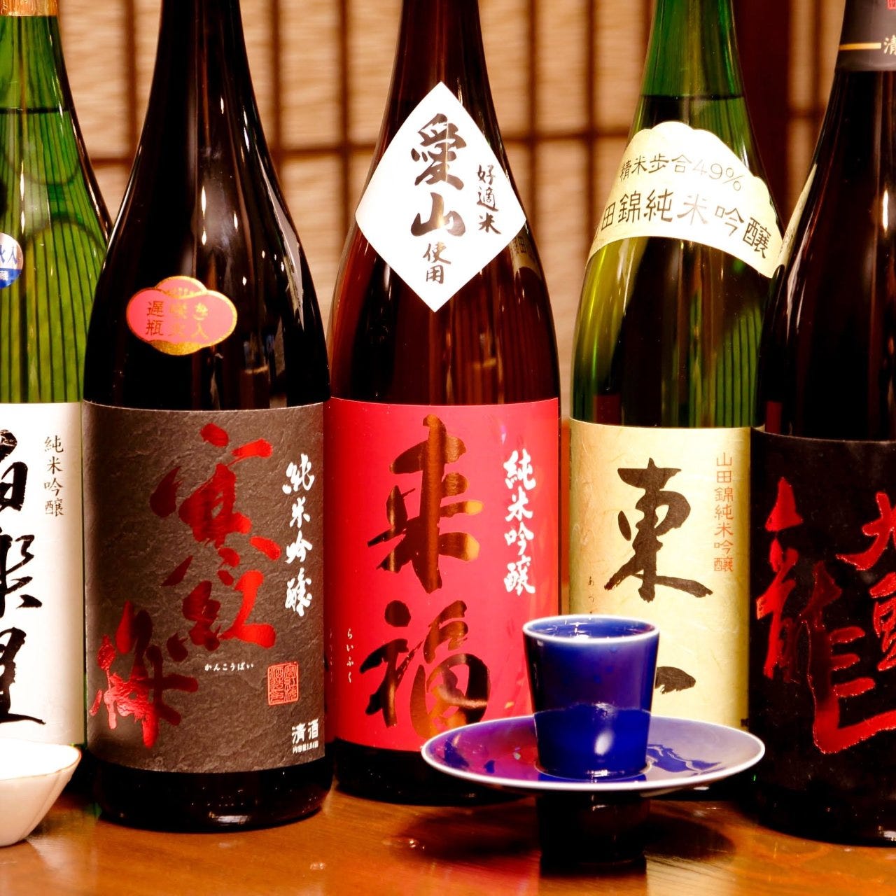 全国各地から厳選した日本酒をご用意しております！