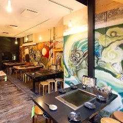 アート個室空間で鉄板焼きをリーズナブルに楽しめますよ♪