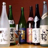日本の酒処の日本酒豊富にご用意しています（画像はｲﾒｰｼﾞです）