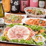 宴会コースは食べ飲み放題！