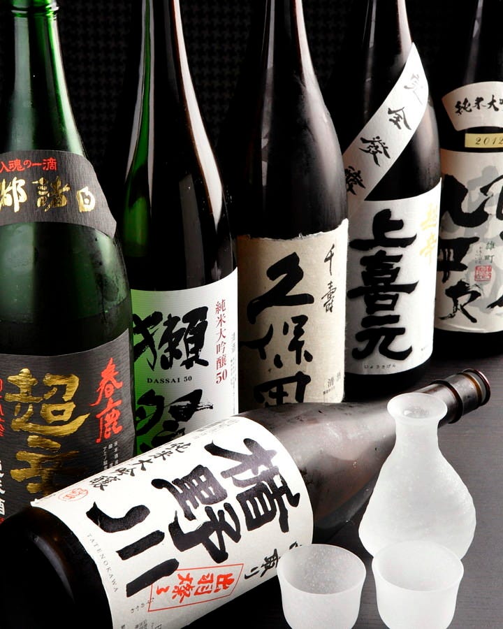日本酒はざっと３０種以上！
