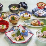 特別なお席に『お昼の特別懐石コース』記念日やお顔合わせなど記憶に残したい日のお食事に。