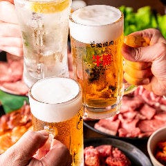 ビールやハイボールなど焼肉に相性抜群なドリンクをラインナップ