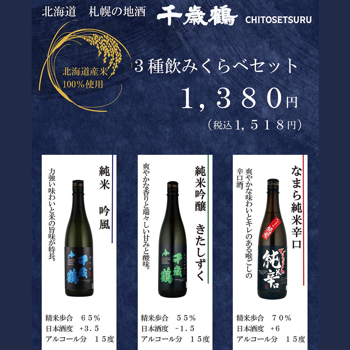 直営 千歳鶴 こだわり情報4 - 楽天ぐるなび