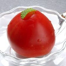 桃太郎トマトの自家製梅酒煮