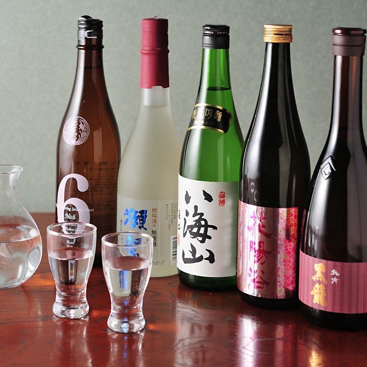 お料理の美味しさを際立たせる日本酒も充実のラインナップです