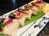 炙り〆鯖の押寿司