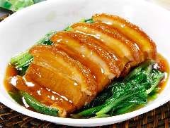 【景珍名物！】豚バラ肉の角煮(蒸しパン２個付き)